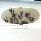 Natural High Black Free Form Design Dendritic Agate Gem