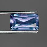 Unheated Purple to Blue Color Change Montana Sapphire 3.20ct