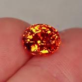 Color & Fire! Natural Orange Spessartite Garnet Nigeria 4.52ct
