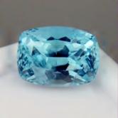 Strong Blue! Rare Color Aquamarine Afghanistan 3.69 ct