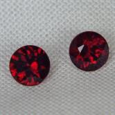 Quality! Arizona Chrome Pyrope Ant Hill Garnet ~6mm Pair!~