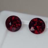 Quality! Arizona Chrome Pyrope Ant Hill Garnet ~6mm Pair!~