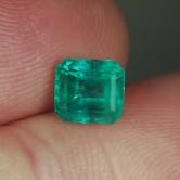 Bright & Nice Color! Untreated Colombian Emerald 1.33ct