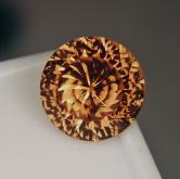 Color and Fine Cutting! Bright Sherry Topaz Brazil 9.47 ct!