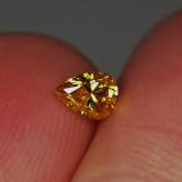 GIA Certified! Natural Fancy Vivid Orange - Yellow Color Diamond!