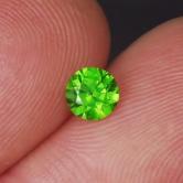 Gem! Glowing Green Russian Demantoid Garnet
