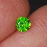 Gem! Glowing Green Russian Demantoid Garnet