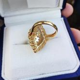 Top Quality & Brilliance! 18 kt Diamond Ring 4.0 ct tw