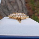 Top Quality & Brilliance! 18 kt Diamond Ring 4.0 ct tw