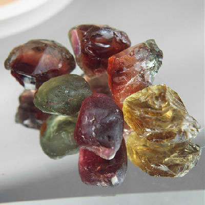 Clean Multi Color Tourmaline Facet Rough 47.71ct  Litnon.com