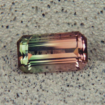 USA Cut Beautiful Bi Color Afghan Tourmaline 6.30 ct  Litnon.com