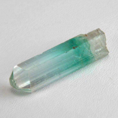 Bi Color Achroite Crystal Afghan Tourmaline 19.84 ct  Litnon.com