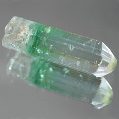 Bi Color Achroite Crystal Afghan Tourmaline 19.84 ct  Litnon.com