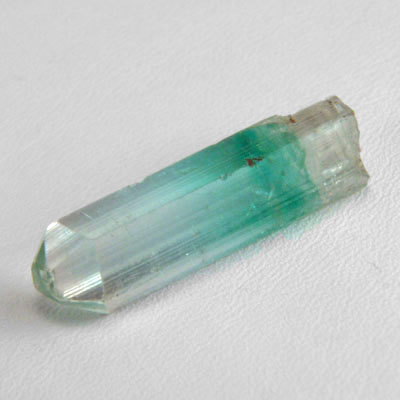 Bi Color Achroite Crystal Afghan Tourmaline 19.84 ct  Litnon.com