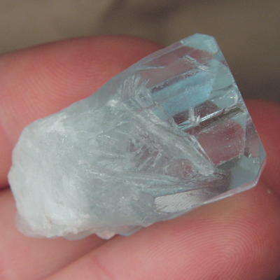 Collectors Terminated Aquamarine Crystal Pakistan  Litnon.com