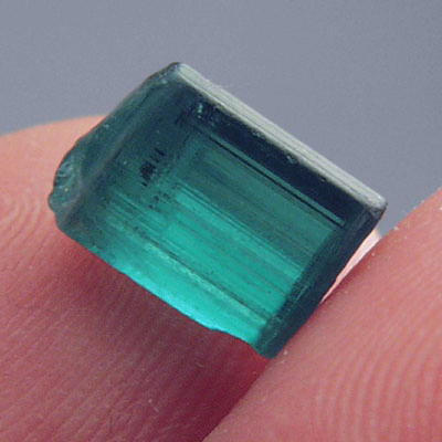 Afghan Blue Indicolite Tourmaline Facet Rough  Litnon.com