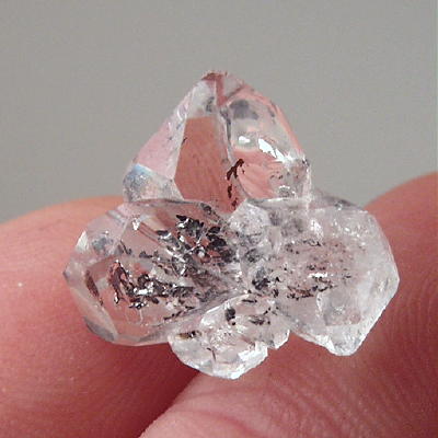 Herkimer Diamond Type Quartz Crystal Cluster Afghan  Litnon.com