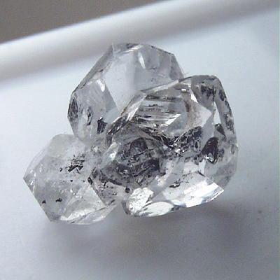 Herkimer Diamond Type Quartz Crystal Cluster Afghan  Litnon.com
