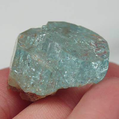 Blue Terminated Aquamarine Beryl Crystal Namibia  Litnon.com