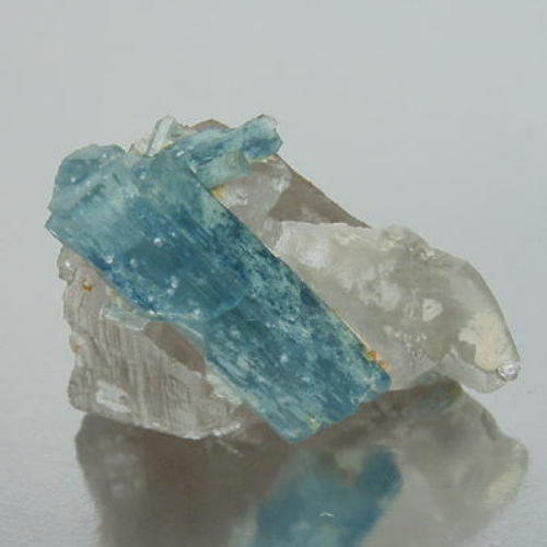Blue Aquamarine Crystals Quartz Specimen Namibia  Litnon.com