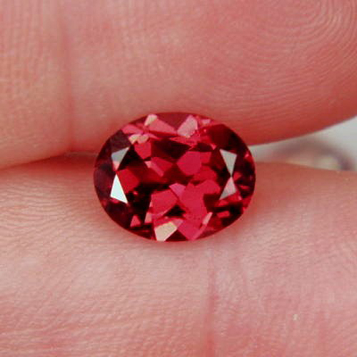 Top Cut Red Pink Orissa Rhodolite Garnet 3.16 ct  Litnon.com