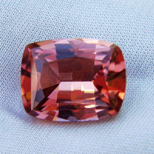 USA Cut Beautiful Pink Peach Tourmaline 8.40ct GLI<br> Sold Litnon.com