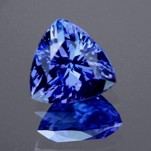 USA Cut Color and Quality Trillion Tanzanite 3.70ct  Litnon.com
