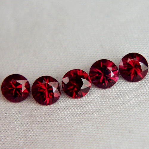 Rare Arizona Chrome Pyrope Ant Hill Garnets 6 pcs 4mm Rounds  Litnon.com