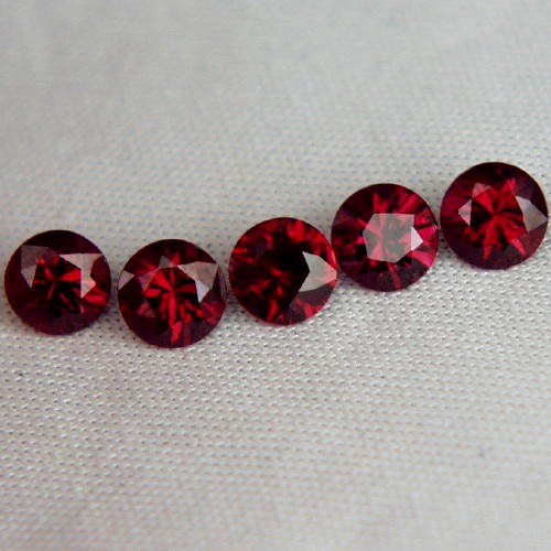 Rare Arizona Chrome Pyrope Ant Hill Garnets 6 pcs 4mm Rounds  Litnon.com