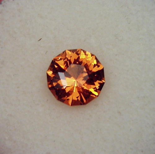 USA Cut Rare Golden Orange Afghan Grossular Garnet  Litnon.com