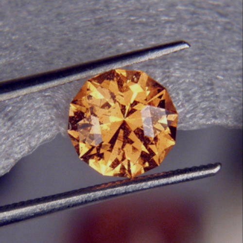 USA Cut Rare Golden Orange Afghan Grossular Garnet  Litnon.com