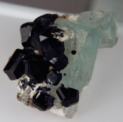  Aquamarine - Beryl Schorl Tourmaline  Specimen Namibia  Litnon.com