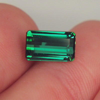 Color Old Stock Fine Green Brazil Tourmaline 3.19ct GL Litnon.com