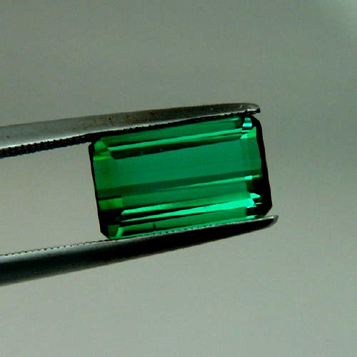 Color Old Stock Fine Green Brazil Tourmaline 3.19ct GL Litnon.com
