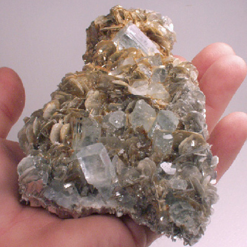 Collectors Quality Big Aquamarine and Muscovite Specimen Pakistan  Litnon.com