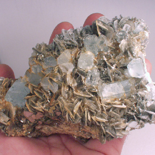 Collectors Quality Big Aquamarine and Muscovite Specimen Pakistan  Litnon.com