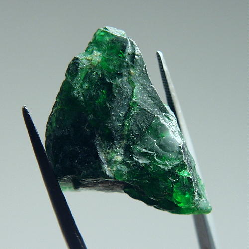 BIG Extreme Green Siberian Chrome Diopside Rough 39ct Litnon.com