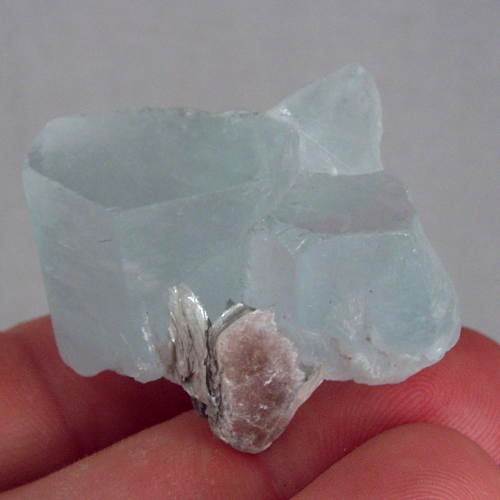 Terminated Aquamarine Beryl Crystal Specimen Pakistan  Litnon.com