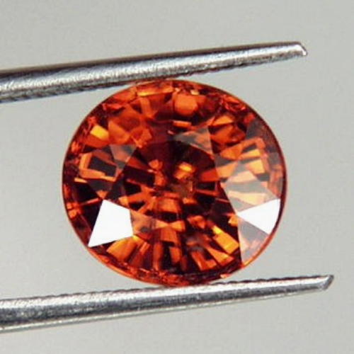 Special Gem Rare Mozambique Rich Orange Natural Zircon Litnon.com