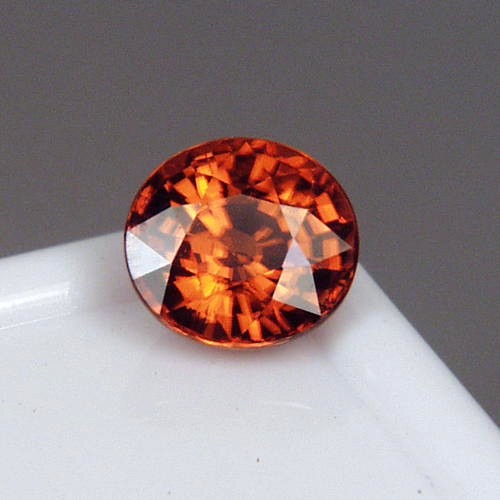 Special Gem Rare Mozambique Rich Orange Natural Zircon Litnon.com