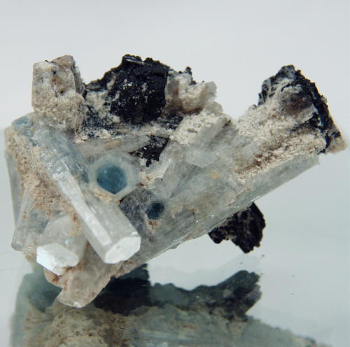  Aquamarine Schorl Tourmaline  Specimen Namibia  Litnon.com