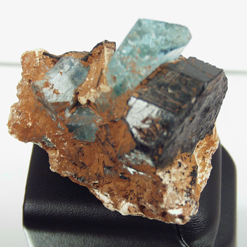 Blue Aquamarine Schorl Tourmaline Specimen Namibia  Litnon.com