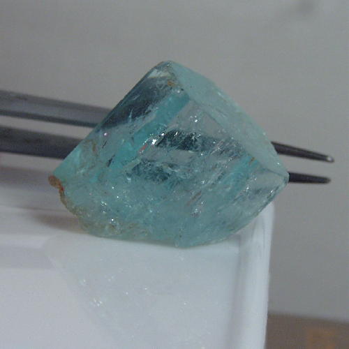 BLUE Terminated Aquamarine Beryl Crystal Namibia  Litnon.com