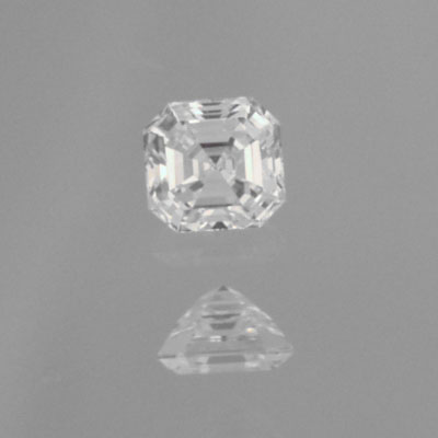 H Color VS2 Rare Asscher Cut Diamond 0.50 ct  Litnon.com