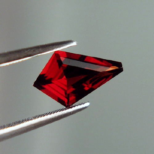 Fancy Cut Red Fire Crimson Color Umba River Garnet  Litnon.com