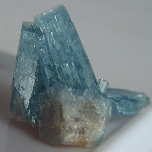 Rich Blue Aquamarine Crystal Specimen Namibia  Litnon.com