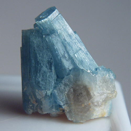 Rich Blue Aquamarine Crystal Specimen Namibia  Litnon.com