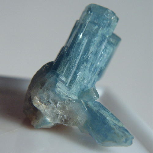Rich Blue Aquamarine Crystal Specimen Namibia  Litnon.com