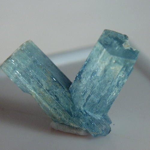  Blue!  Aquamarine Twinned Crystal Specimen Namibia   Litnon.com