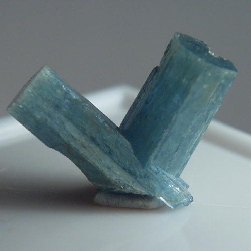  Blue!  Aquamarine Twinned Crystal Specimen Namibia   Litnon.com